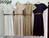 V-neck Short Sleeves Button Down Belted Dress With Pocket